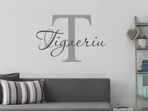 Wandtattoo Tigaeriu Nachname