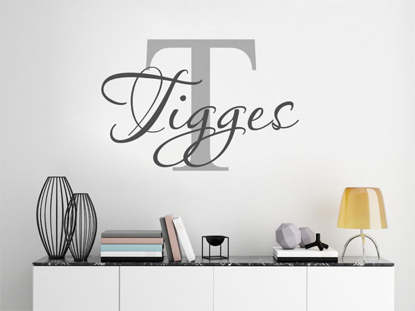 Wandtattoo Tigges Nachname