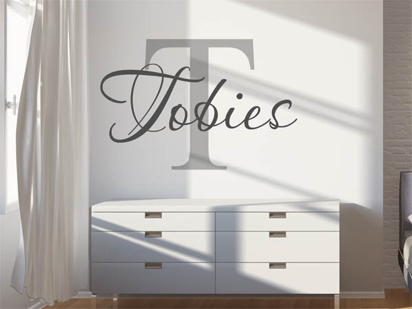Wandtattoo Tobies Nachname