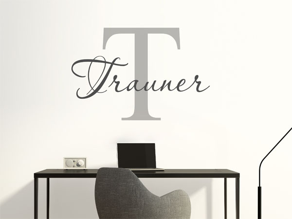 Wandtattoo Trauner Nachname