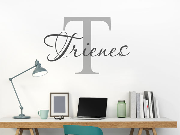 Wandtattoo Trienes Nachname