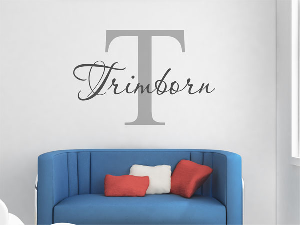 Wandtattoo Trimborn Nachname