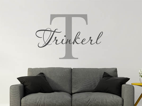 Wandtattoo Trinkerl Nachname