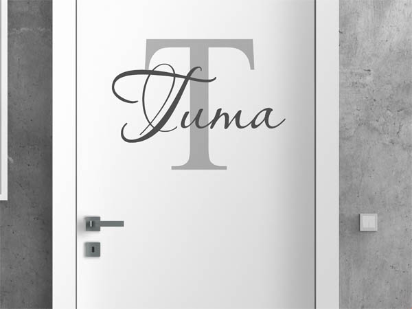 Wandtattoo Tuma Nachname
