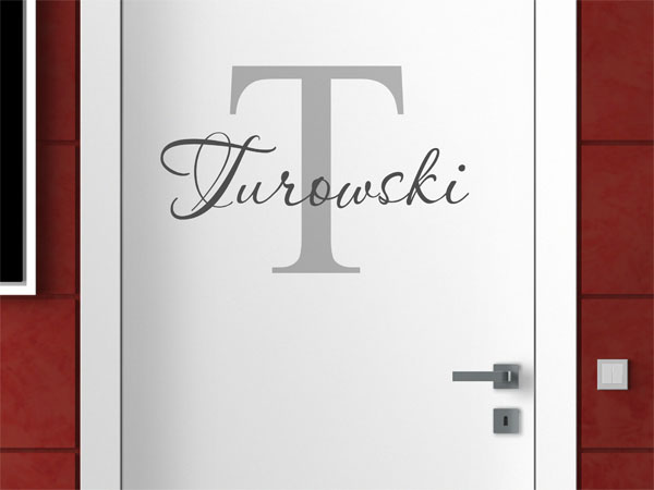Wandtattoo Turowski Nachname
