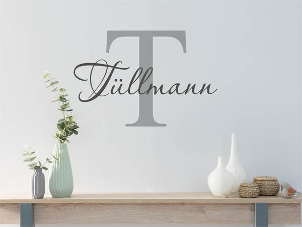 Wandtattoo Tüllmann Nachname