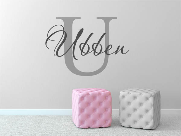 Wandtattoo Ubben Nachname