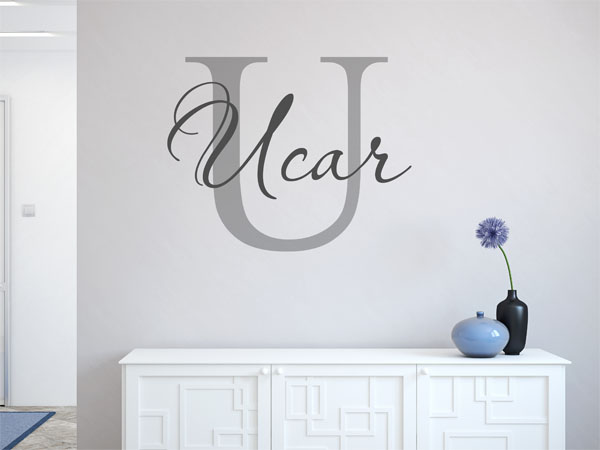 Wandtattoo Ucar Nachname