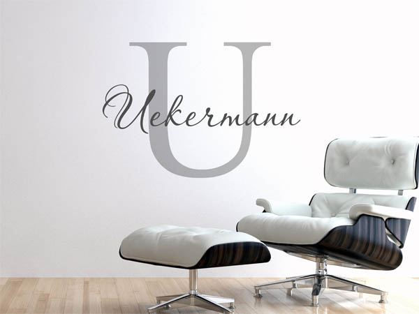 Wandtattoo Uekermann Nachname