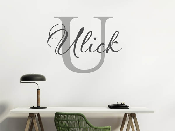 Wandtattoo Ulick Nachname