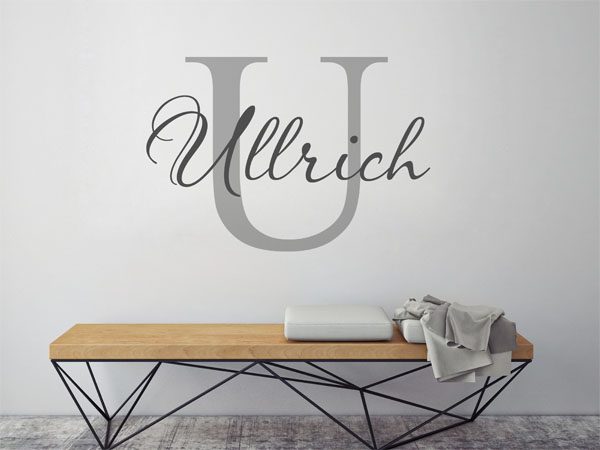 Wandtattoo Ullrich Nachname