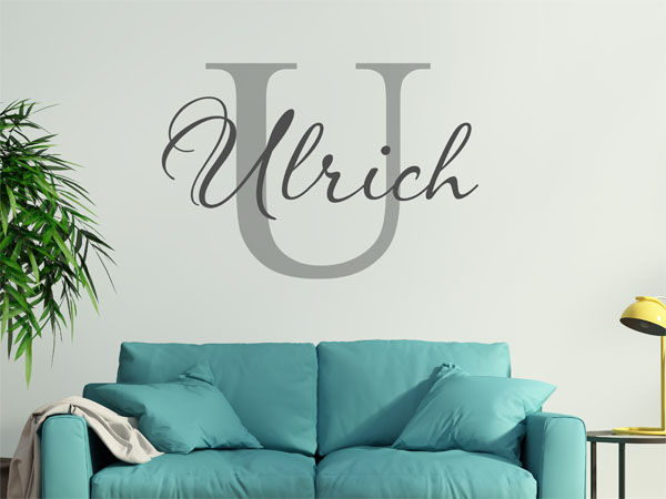 Wandtattoo Ulrich Nachname
