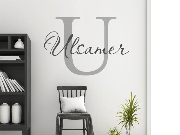 Wandtattoo Ulsamer Nachname