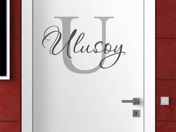 Wandtattoo Ulusoy Nachname