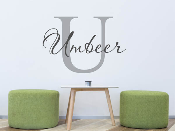 Wandtattoo Umbeer Nachname