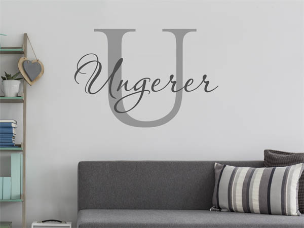 Wandtattoo Ungerer Nachname