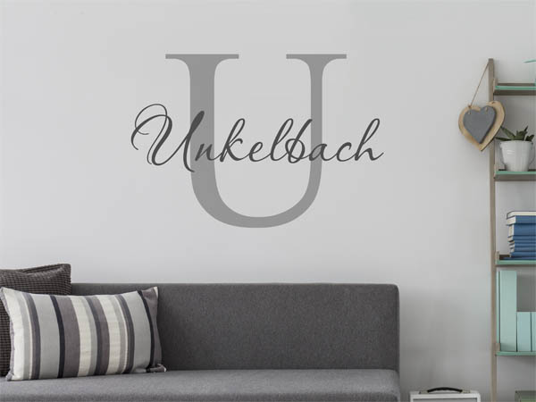 Wandtattoo Unkelbach Nachname