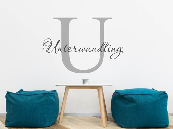Wandtattoo Unterwandling Nachname