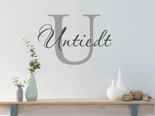 Wandtattoo Untiedt Nachname
