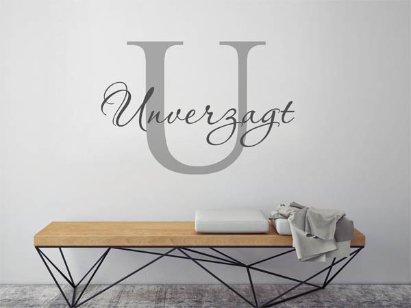 Wandtattoo Unverzagt Nachname
