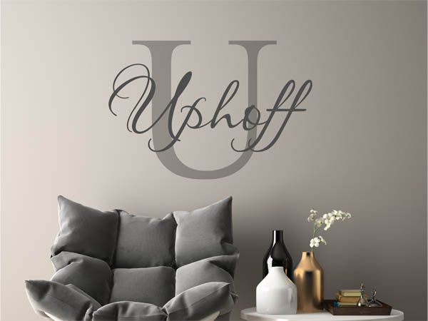 Wandtattoo Uphoff Nachname
