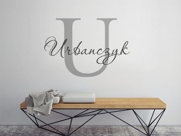 Wandtattoo Urbanczyk Nachname