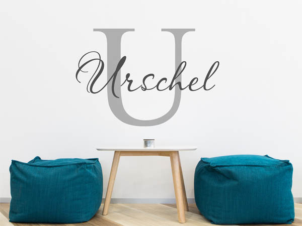 Wandtattoo Urschel Nachname