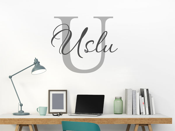 Wandtattoo Uslu Nachname