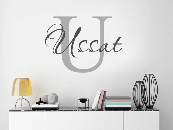 Wandtattoo Ussat Nachname