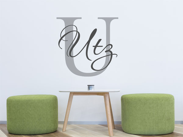 Wandtattoo Utz Nachname