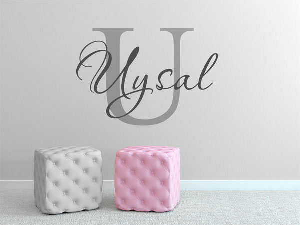 Wandtattoo Uysal Nachname