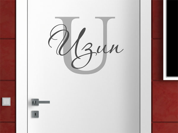 Wandtattoo Uzun Nachname