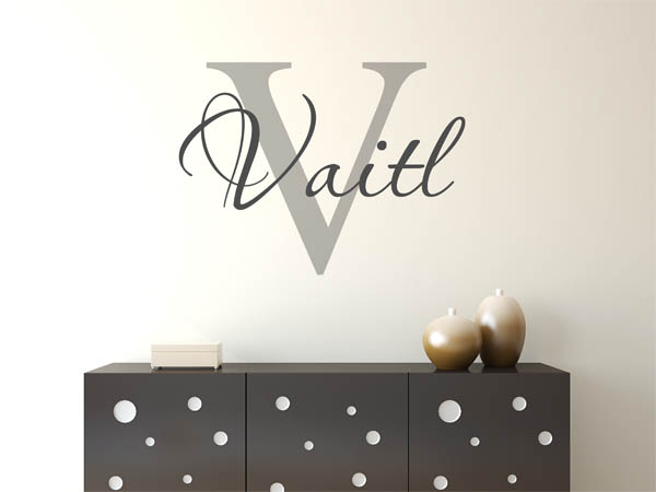 Wandtattoo Vaitl Nachname