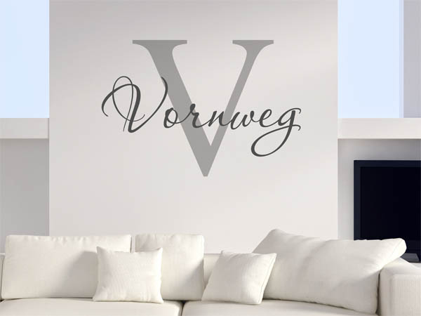 Wandtattoo Vornweg Nachname