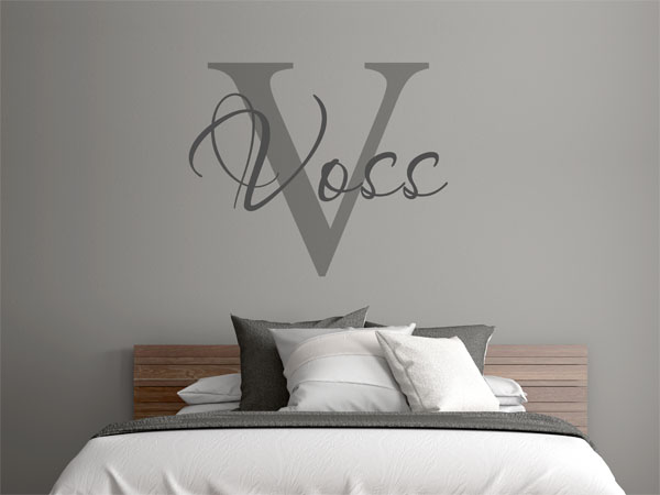 Wandtattoo Voss Nachname