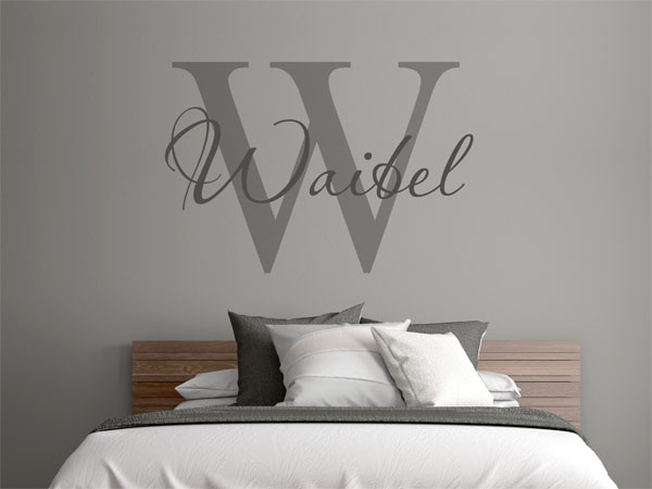 Wandtattoo Waibel Nachname