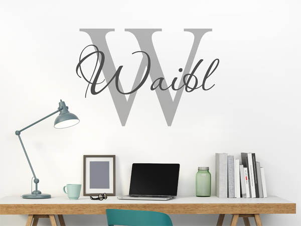 Wandtattoo Waibl Nachname