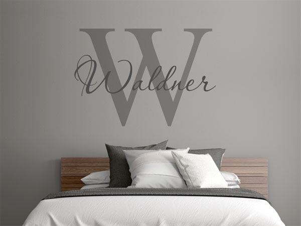 Wandtattoo Waldner Nachname