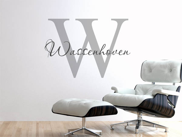 Wandtattoo Wassenhoven Nachname