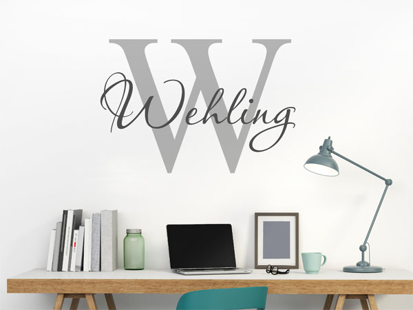 Wandtattoo Wehling Nachname