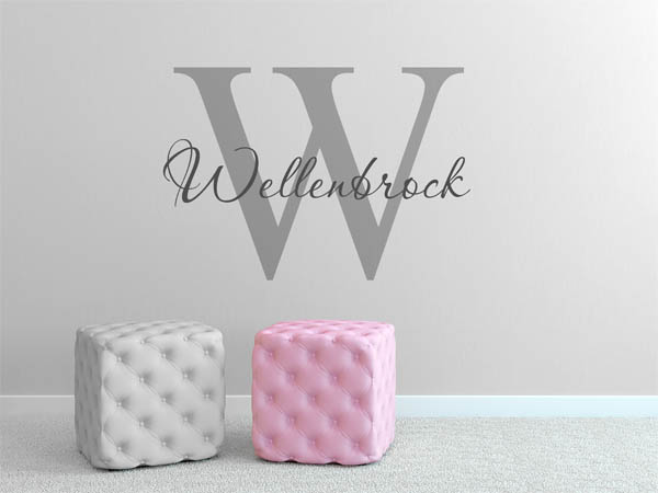 Wandtattoo Wellenbrock Nachname