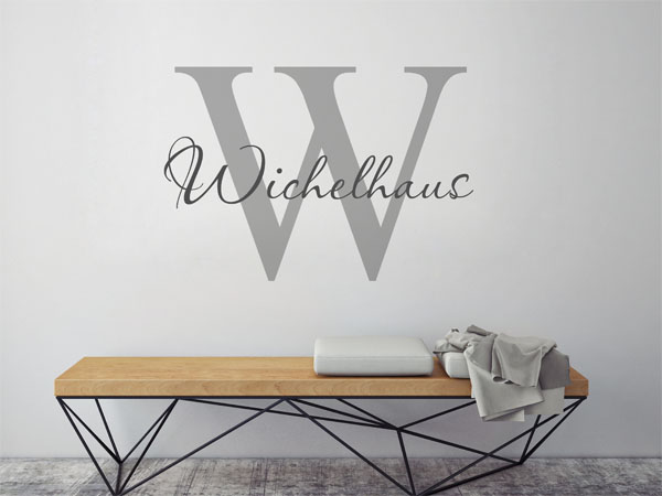 Wandtattoo Wichelhaus Nachname