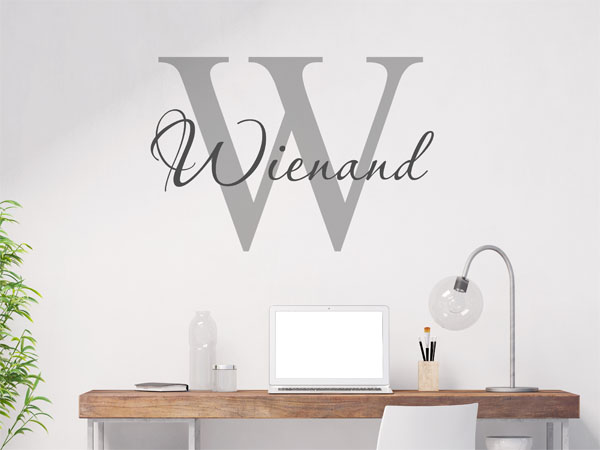Wandtattoo Wienand Nachname