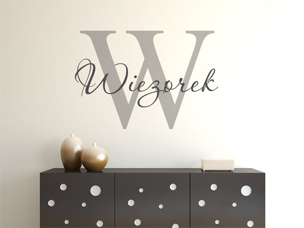 Wandtattoo Wiezorek Nachname
