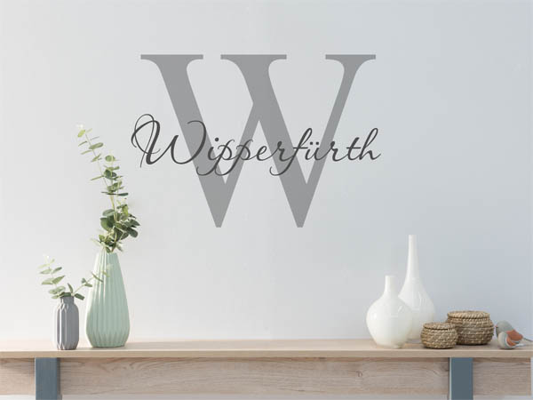 Wandtattoo Wipperfürth Nachname