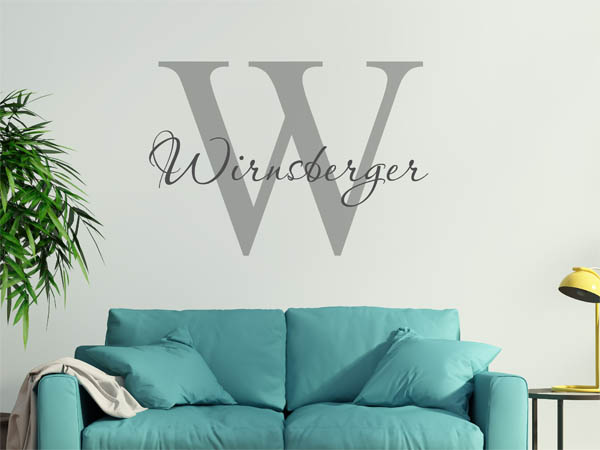 Wandtattoo Wirnsberger Nachname