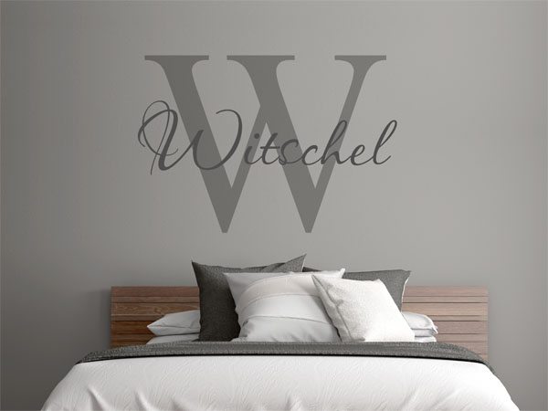 Wandtattoo Witschel Nachname