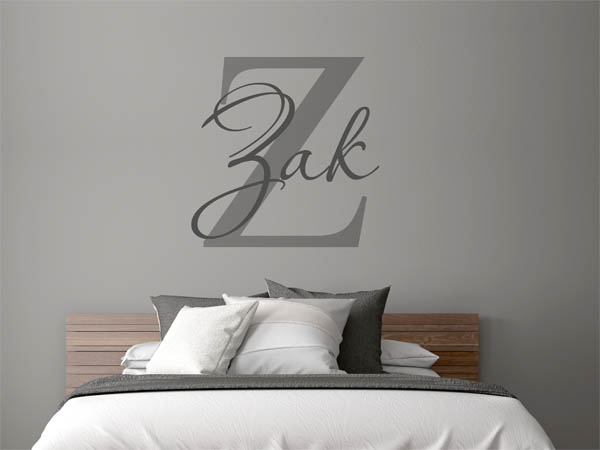 Wandtattoo Zak Nachname