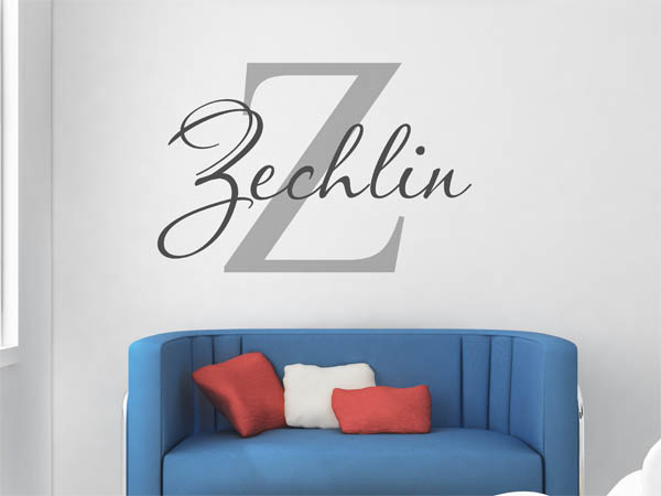 Wandtattoo Zechlin Nachname