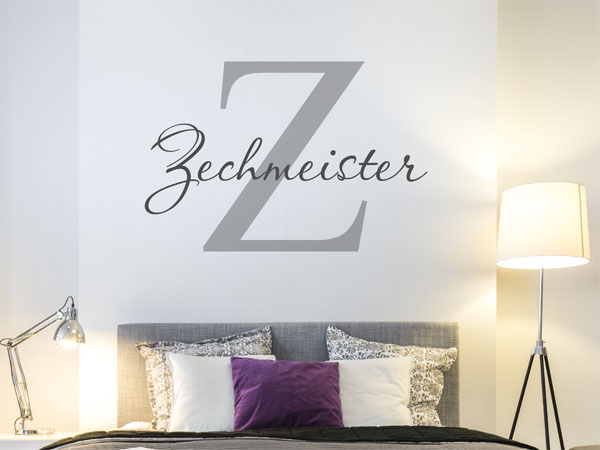 Wandtattoo Zechmeister Nachname